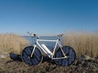 The first electric bike use solar energy